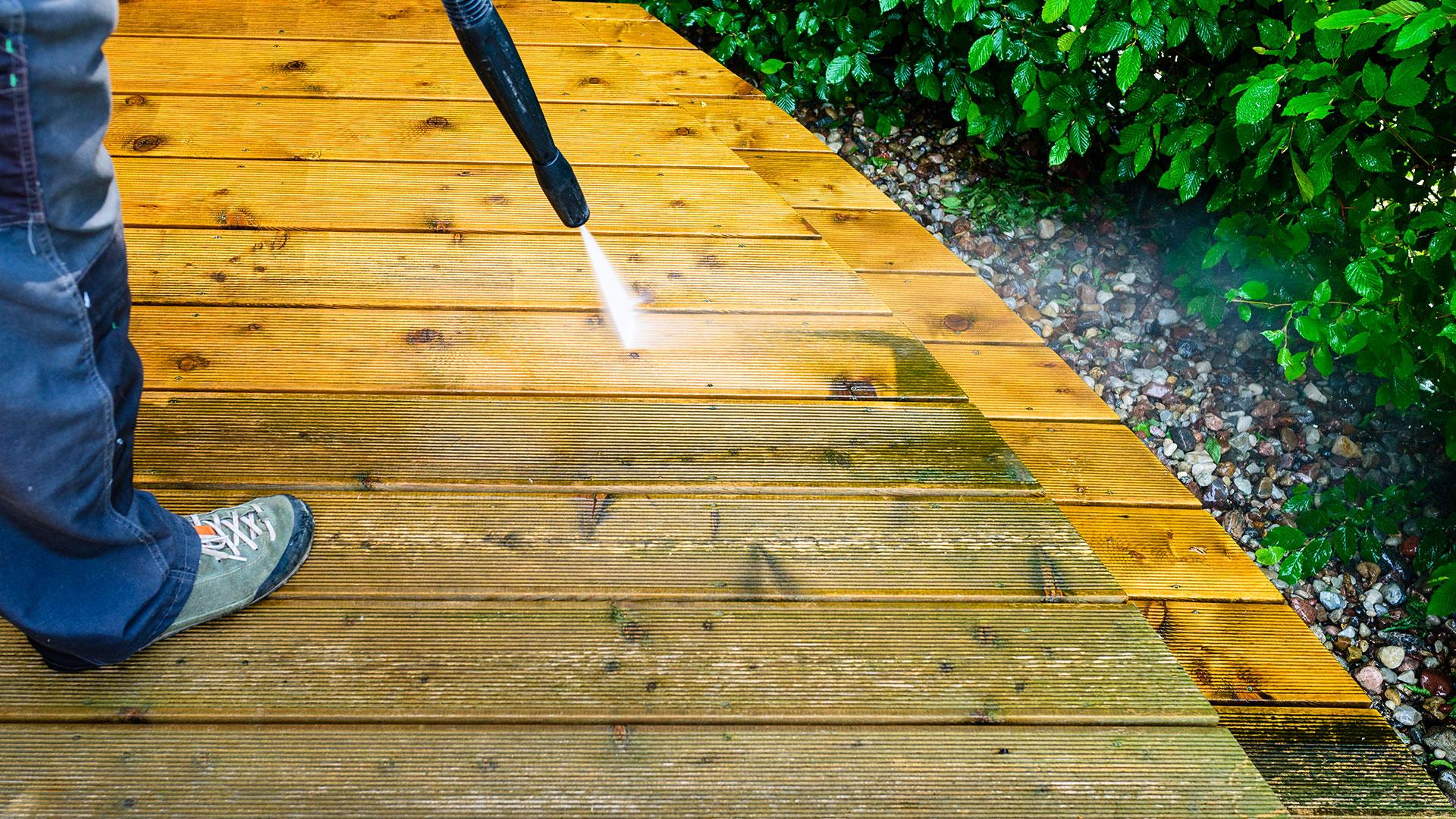 pressure washing